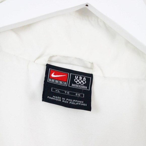 Nike Team USA Olympics 2006 White and Blue Track Jacket (XL) - Picture 3 of 4
